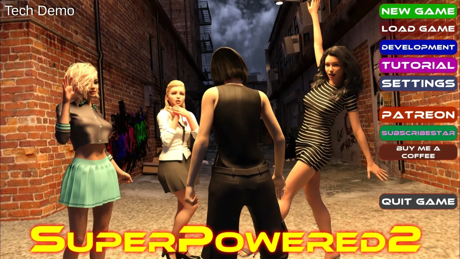 SuperPowered 2 Adult Game Screenshot 1